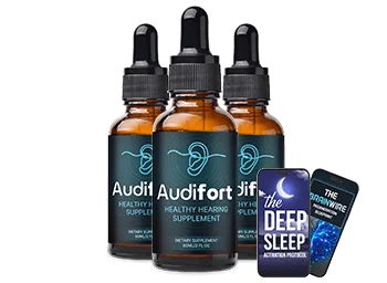 Audifort 3 bottles package from the official order page