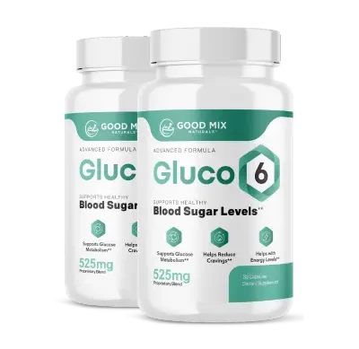 Gluco6 2 bottles package from the official order page