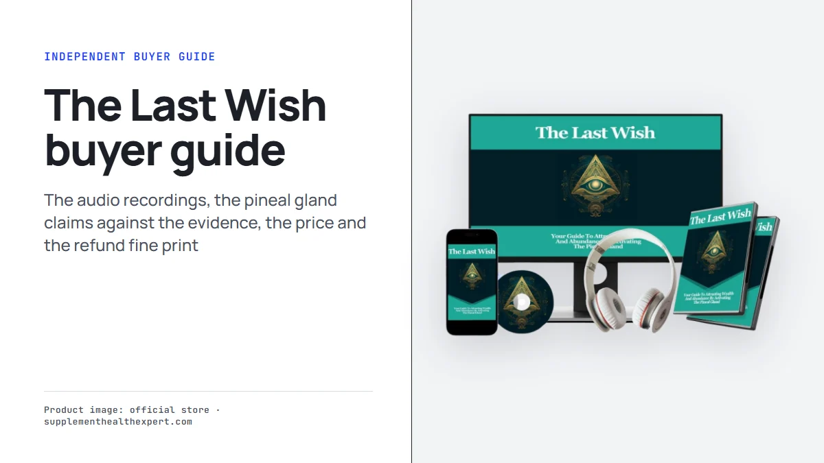 The Last Wish product mockup from the seller beside the title The Last Wish buyer guide
