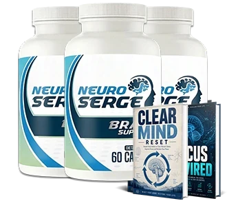 Neuro Serge 3 bottles package from the official order page