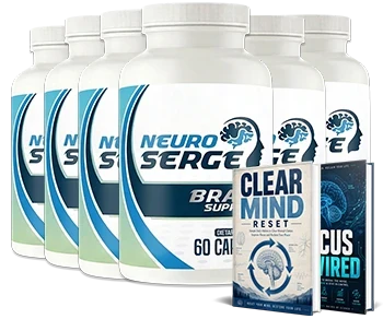 Neuro Serge 6 bottles package from the official order page