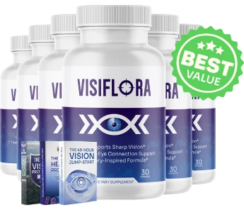 VisiFlora 6 bottles package from the official order page