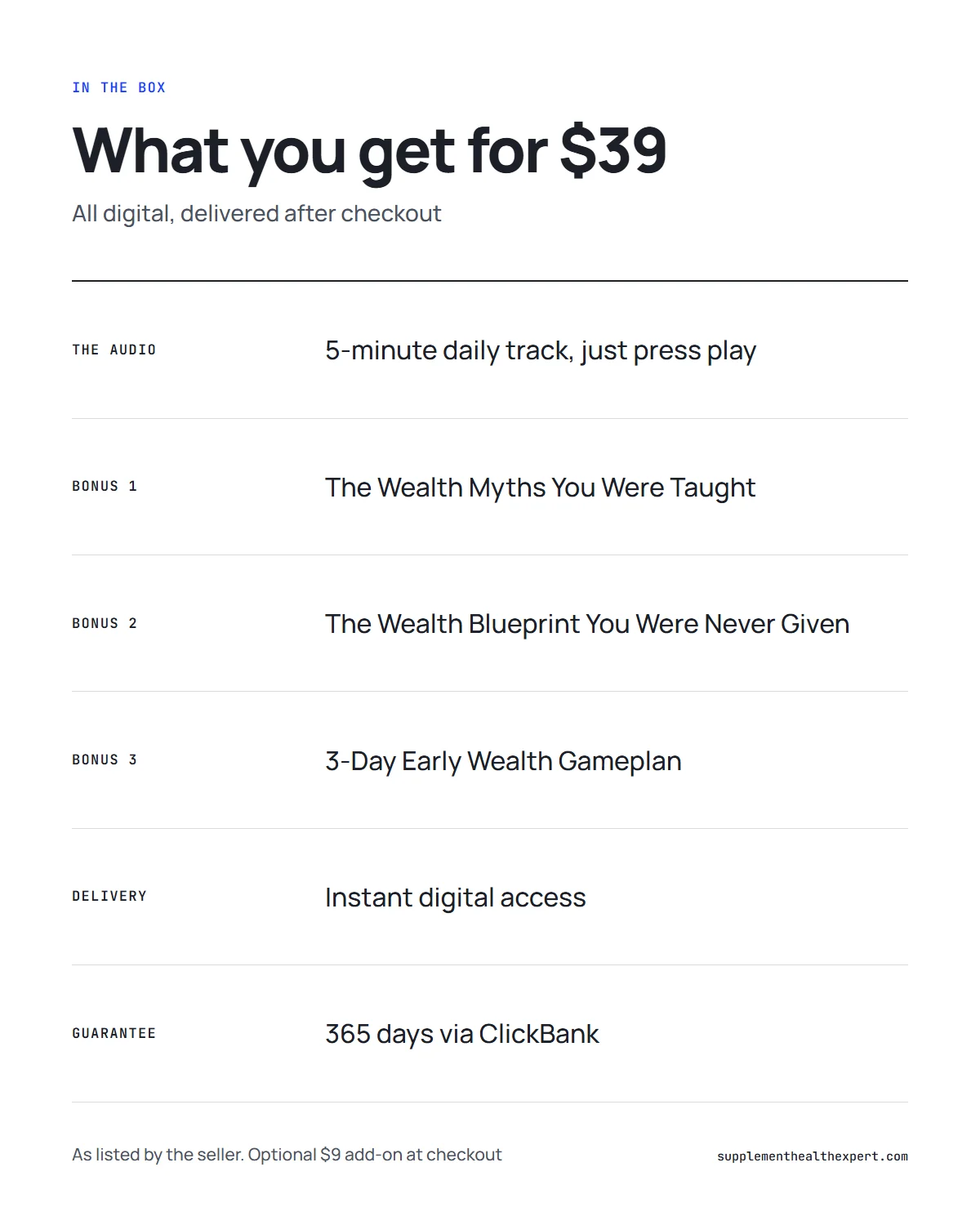 Is Forbidden China Wealth legit: what you get for $39, from the audio to the three bonus guides