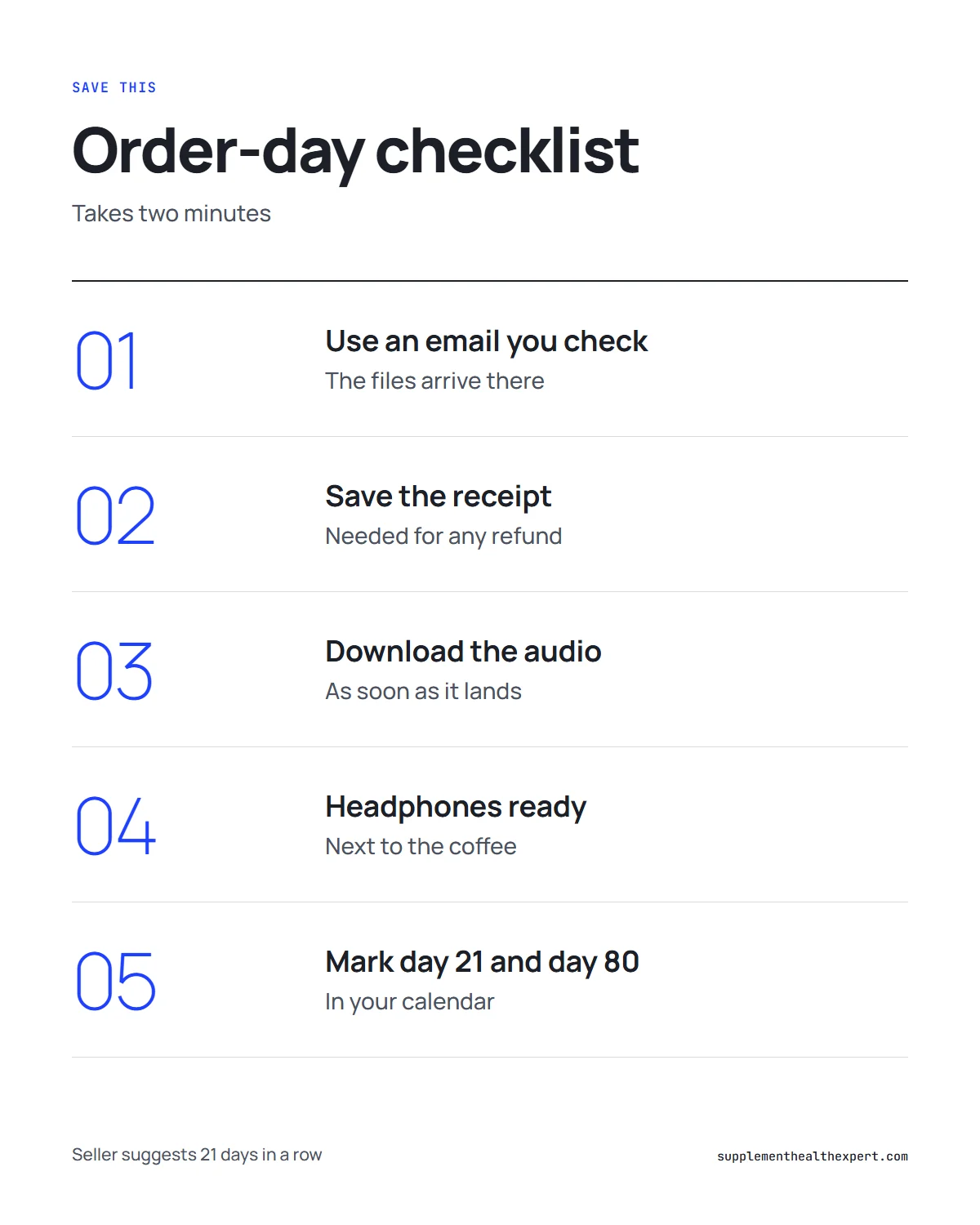 Wealth Signal reviews 2026 infographic: a save-this checklist for order day and the first week